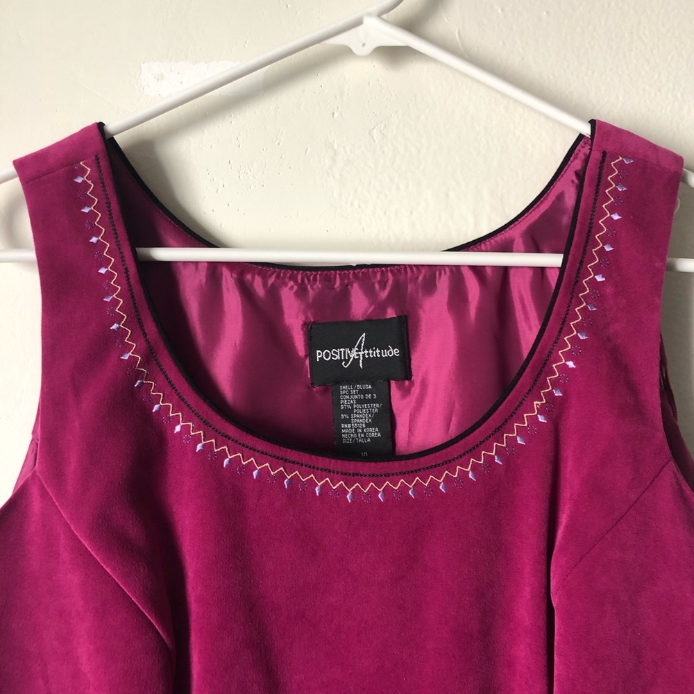 Positive Attitude Beautiful Boho Structured Top - Picture 2 of 5